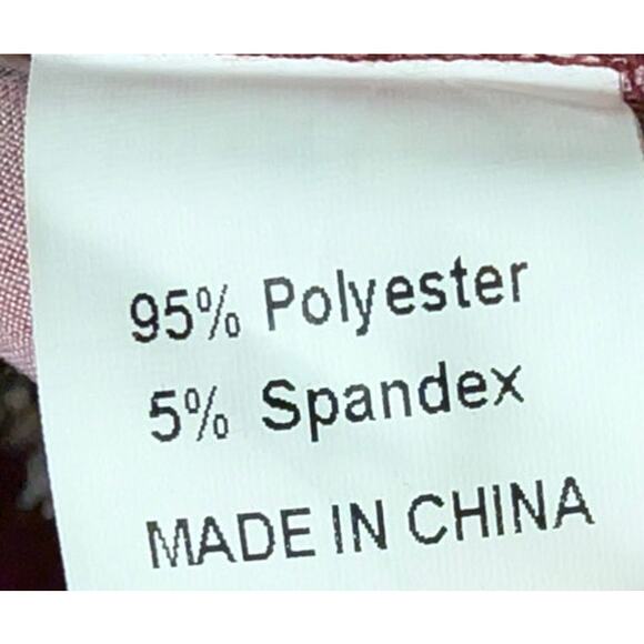 Othyroce Shirt Top 4X XXXX Maroon Pink White Floral Flowers Blouse Tunic Stretch - Picture 4 of 6